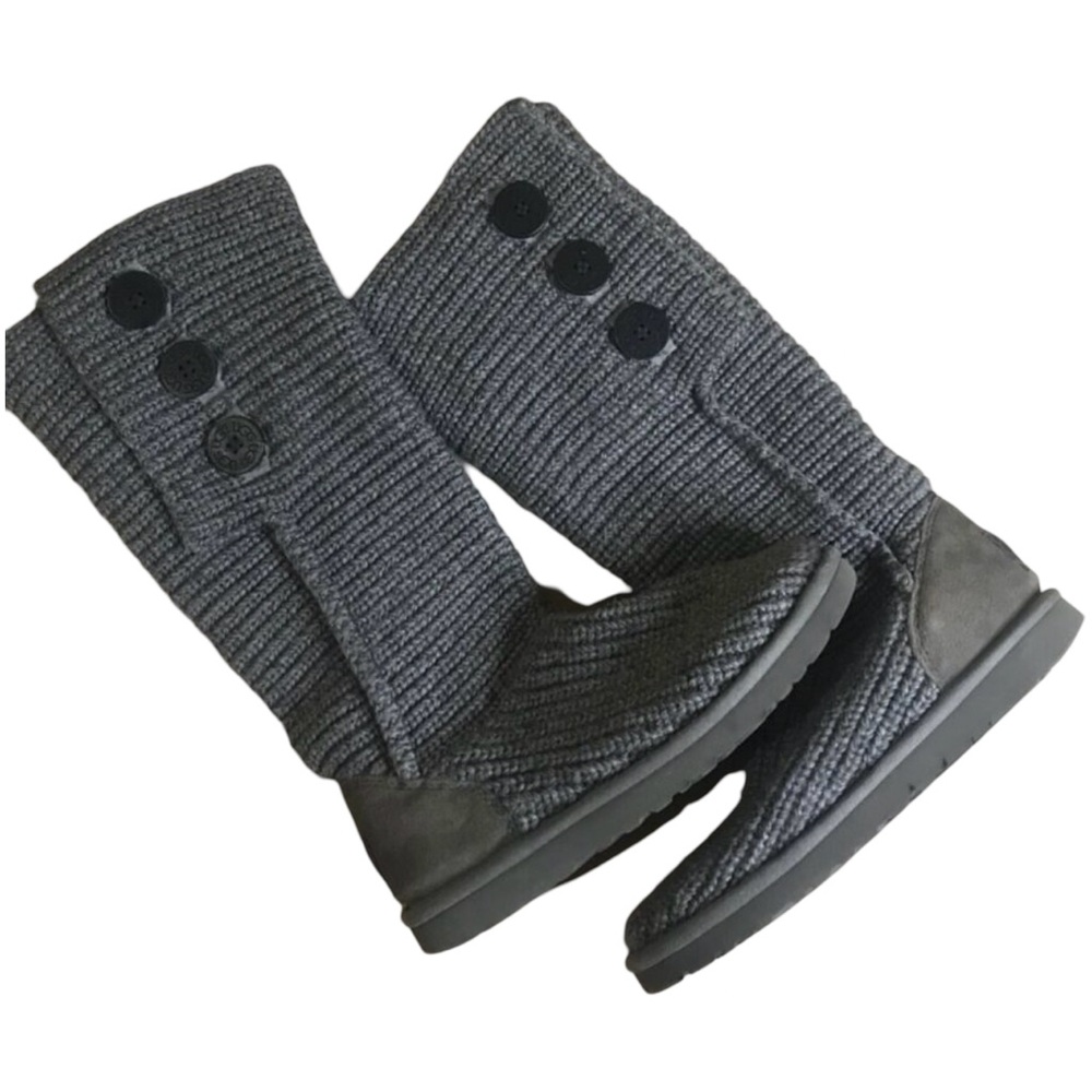 Smokey gray knit Uggs - Picture 13 of 14